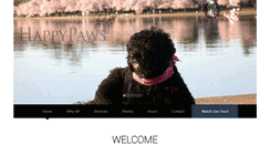 Desktop Screenshot of happypawsdc.com